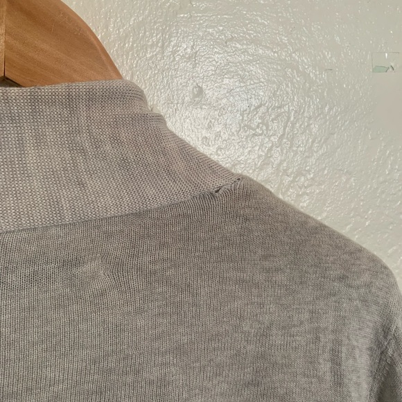 All Saints Gray Wool Drina Cardigan Large - Picture 5 of 7